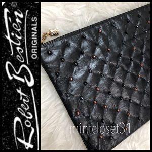Robert Bestien Leather Clutch Bag